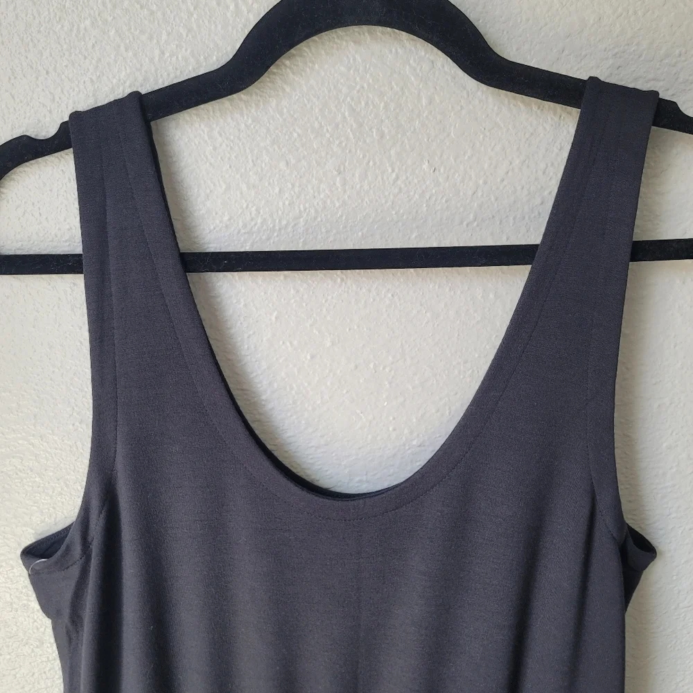Athleta Balance Sleeveless Jumpsuit XSmall Black NWT French Terry Loungewear